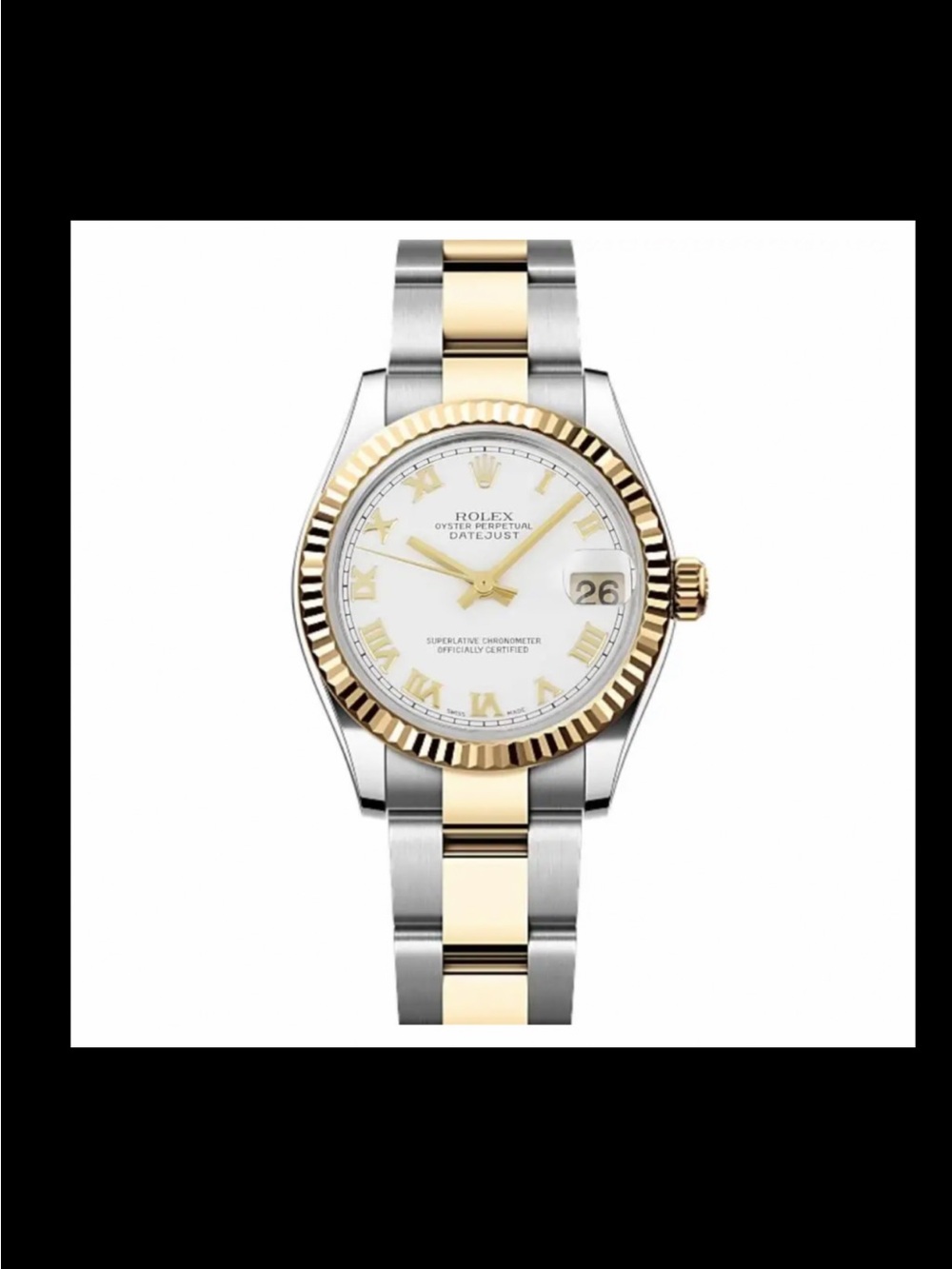 Rolex watch gold and gray a beautiful watch